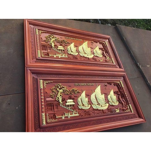 Tranh Gỗ Thuận Buồm Xuôi Gió